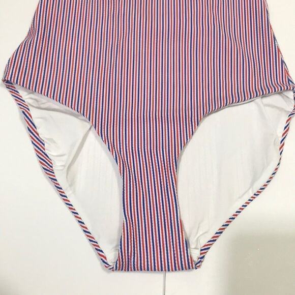 NWT ONIA KELLY ONE PIECE STRIPE PIQUE Size M - Picture 6 of 8